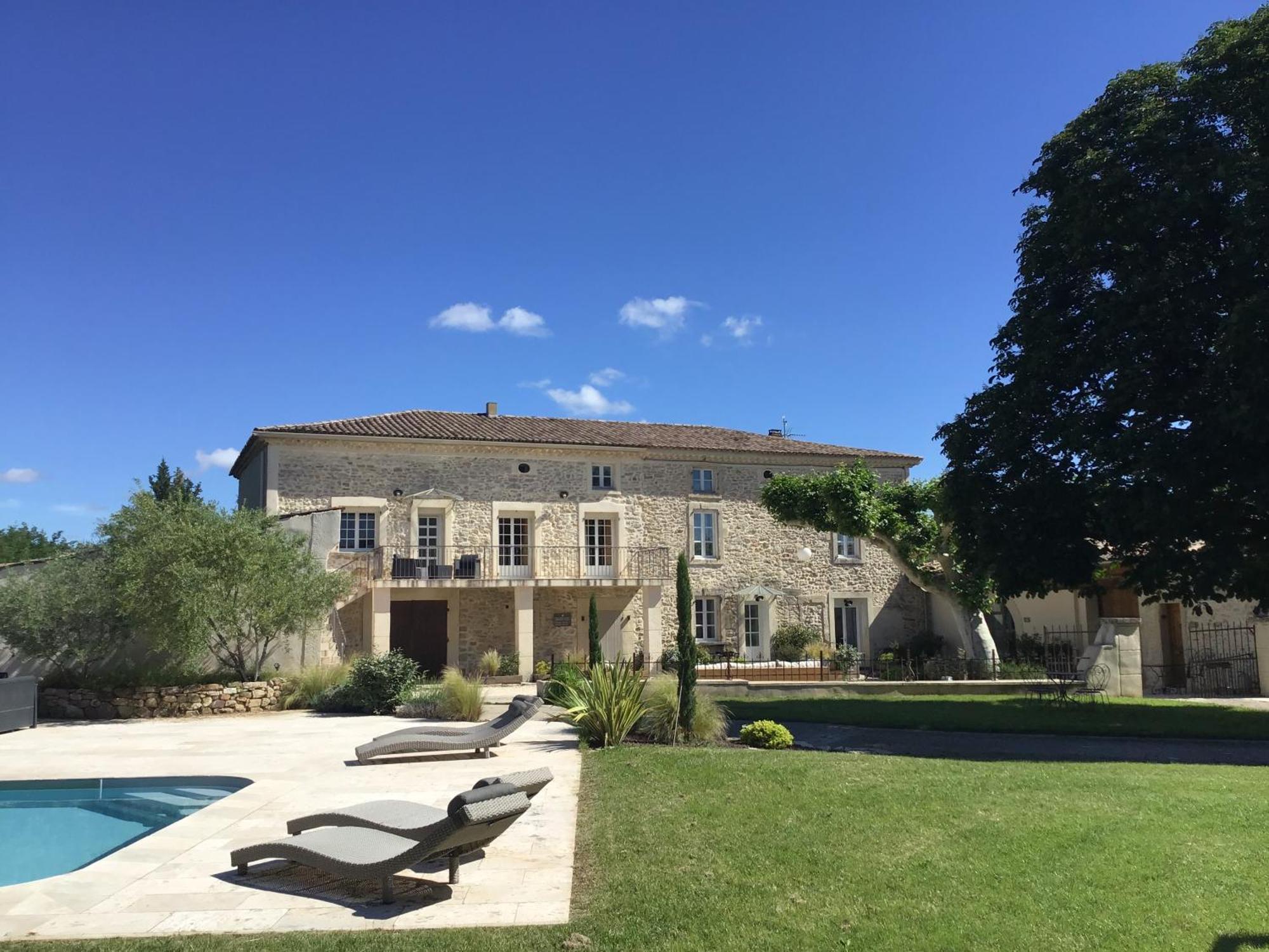 Villa Domaine Chamarel à Saint-Paulet-de-Caisson Extérieur photo